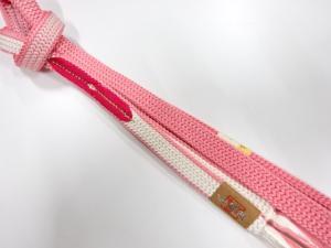 未使用品　正絹　手組帯締め